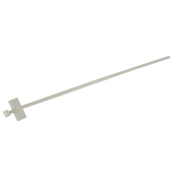   Tracon 200J, Jelzőcímkés kábelkötegelő, natúr 210×2,5mm, D=5-45mm, PA6.6, (a×b=15×30mm)