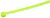 Tracon 230NZ, Normál kábelkötegelő, neon zöld 290×3.6mm, D=2-80mm, PA6.6