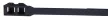 Tracon 265-12, PA12 kábelkötegelő, UV-álló, fekete 260×9mm, D=25-65mm, PA12