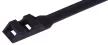 Tracon 265-12, PA12 kábelkötegelő, UV-álló, fekete 260×9mm, D=25-65mm, PA12