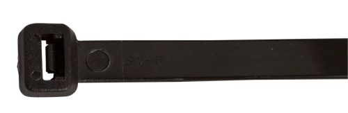 Tracon 271PR, Normál kábelkötegelő, fekete 260x2.5mm, D=3-73, PA6.6