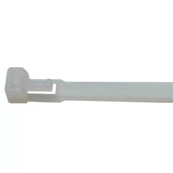 Tracon 280-NY Nyitható kábelkötegelő, natúr, 300×7.6mm, D=10-80m, PA6.6