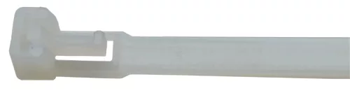 Tracon 280-NY, Nyitható kábelkötegelő, natúr 300×7.6mm, D=10-80m, PA6.6
