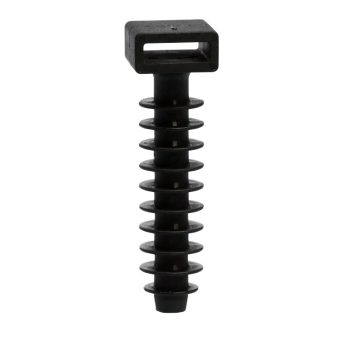   Tracon 5458N, Beüthető kábelkötegelő tipli d=7mm, A=9,8×2,1mm, PA6.6