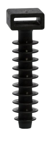 Tracon 5458N, Beüthető kábelkötegelő tipli d=7mm, A=9,8×2,1mm, PA6.6