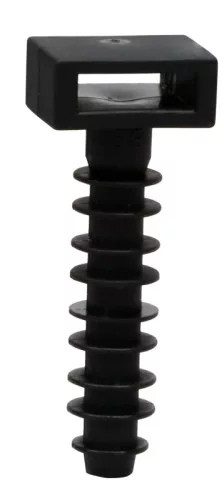 Tracon 8138, Beüthető kábelkötegelő tipli d=7mm, A=10,2×3,0mm, PA6.6
