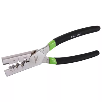 Tracon 9004-LT érvéghüvely présszerszám 0,5–16 mm² szigeteletlen szigetelt iker