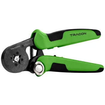 Tracon 9039-1016 érvéghüvely présszerszám 0,25–16 mm² szigeteletlen szigetelt iker