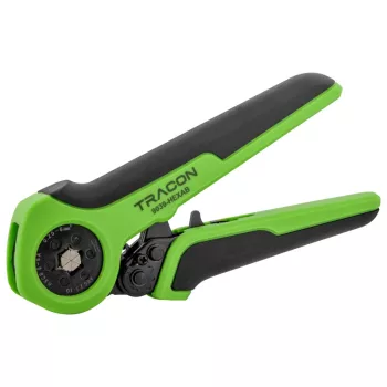 Tracon 9039-HEXAB érvéghüvely présszerszám 0,25–6 mm² szigeteletlen szigetelt iker