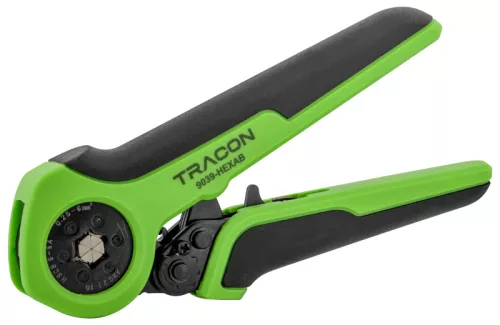 Tracon 9039-HEXAB Présszerszám szigeteletlen,-szigetelt és iker érvéghüvelyhez 0,25-6 mm2