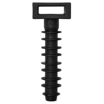 Tracon 9843 Beüthető kábelkötegelő tipli, d=8mm, A=10,3×3,2mm, PA6.6
