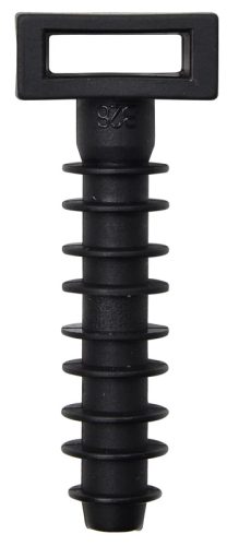 Tracon 9843, Beüthető kábelkötegelő tipli d=8mm, A=10,3×3,2mm, PA6.6