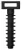 Tracon 9843 Beüthető kábelkötegelő tipli, d=8mm, A=10,3×3,2mm, PA6.6