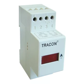   Tracon ACAMSD-10, Sínre pattintható digitális váltakozó áramú ampermérő 10A AC, Us=230V