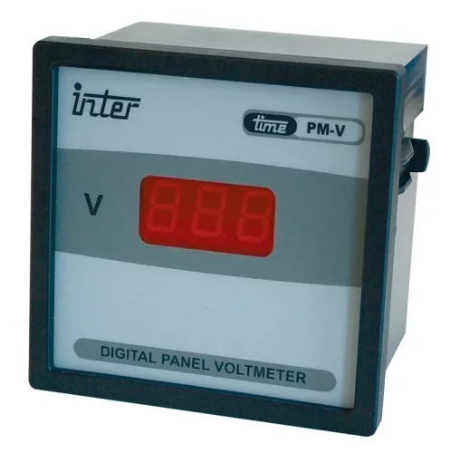 Tracon ACVMD-72-500, Digitális 1 fázisú váltakozó áramú voltmérő, direkt 72×72mm, 500V AC