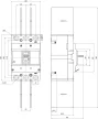 Tracon AKM2-250, Kompakt megszakító 3P,250A,Ir=(0,8-1,0)In,400/415V, 50/60Hz, Icu=36kA, Ics=25kA
