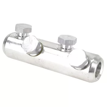   Tracon AT95-150CS, Szakadófejes csavaros alumínium toldóhüvely 95-150mm2,(2+2)×M16