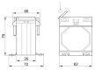Tracon AVBS-150, Beépített primer sines áramváltó, Po:0,5 150A/5A, 2,5VA