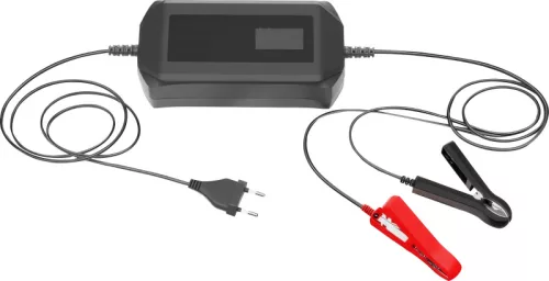 Tracon BC1224 autó akkumulátor töltő, bemenet 230VAC, kimenet 12V és 24V