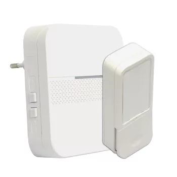 Tracon BELLW5-1V1 kinetikus vezeték nélküli csengő, 230 VAC, 82 dB, IP44