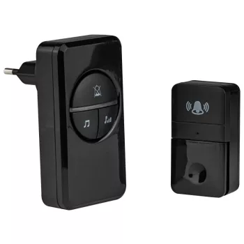 Tracon BELLW7-1V1 vezeték nélküli kinetikus csengő 230 VAC IP44 100 m 16 dallam 82 dB
