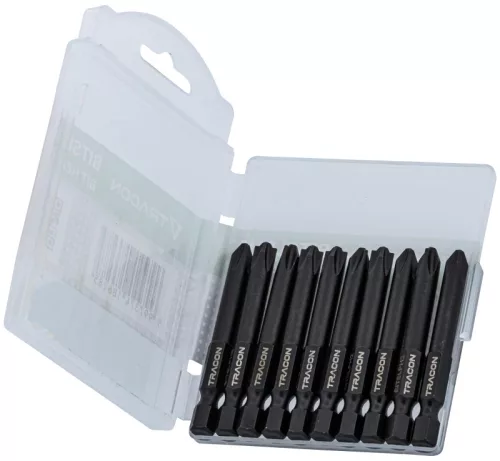 Tracon BITSLPH2 Bitfej készlet SL/PH2, L=55mm, 10pcs