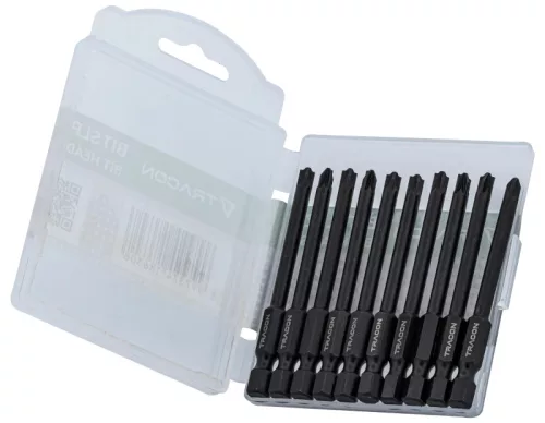 Tracon BITSLPZ1 Bitfej készlet SL/PZ1, L=70mm, 10pcs