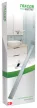 Tracon BL0408NW, LED tükörvilágító lámpa 230VAC, 50Hz, 8W, 4000K, 500lm, IP44,