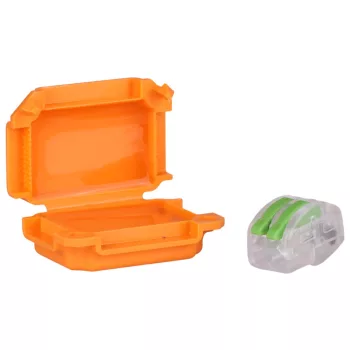   Tracon BOXW1 Vízálló műanyag doboz, narancssárga 41x28x19mm, IPX8