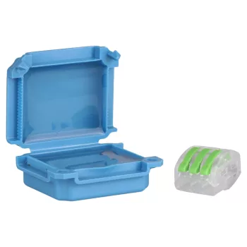 Tracon BOXW2 vízálló műanyag doboz kék IPX8 45 x 37 x 24 mm