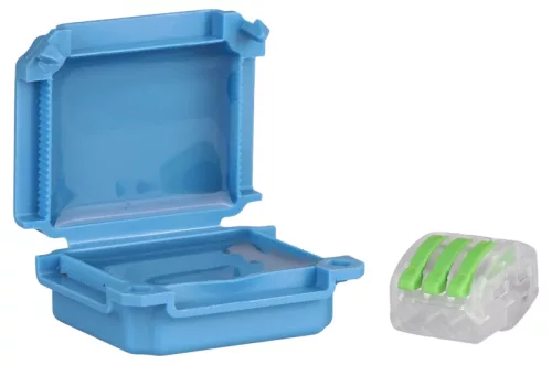 Tracon BOXW2 vízálló műanyag doboz kék IPX8 45 x 37 x 24 mm