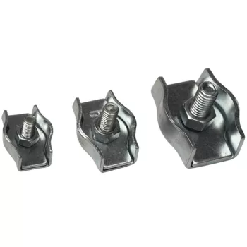   Tracon BSZ1-4 Sodronyszorító bilincs, szimpla, acél d=4-4,8mm, M5