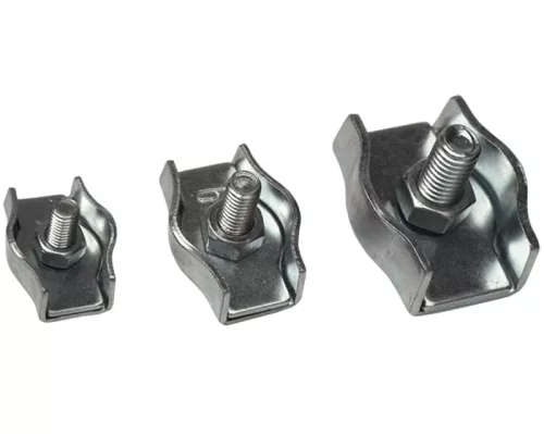 Tracon BSZ1-5 Sodronyszorító bilincs, szimpla, acél d=5mm, M5