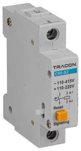 Tracon C60-S2, Munkaáramú kioldó TDZ-hez 110-415V AC, 110-220V DC
