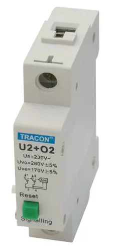 Tracon C60-U2/O2, Feszültségcsökkenési- és növekedési kioldó TDZ-hez 230 VAC