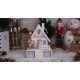 Tracon CHRACHS8WW Led karácsonyi kocka naptár, házikó, fa, elemes Timer 6+18h,8LED, meleg fehér ( 3000K ) színhőmérséklettel, 2xAA ( CHRACHS8WW )