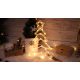 Tracon CHRAT30WW LED karácsonyi ablakdísz,fenyőfa,elemes Timer 6+18h, 30LED, 3000K, 3xAA ( CHRAT30WW )