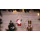 Tracon CHRHS10WW LED karácsonyi ablakdísz,télapó,csillag,elemes Timer 6+18h,10LED, 3000K, 2xAA ( CHRHS10WW )