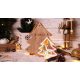 Tracon CHRHT7WW LED karácsonyi fenyőfa,fa,elemes Timer 6+18h, 7LED, 3000K, 2xAAA ( CHRHT7WW )