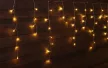 Tracon CHRIOB10WW Karácsonyi jégcsap fényfüggöny, kültéri/beltéri 230VAC, 5+10M, 250LED, 6W, 2600-2700K, IP44 ( CHRIOB10WW )