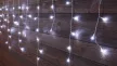 Tracon CHRIOB5CW Karácsonyi jégcsap fényfüggöny, kültéri/beltéri 230VAC, 5+5M, 125LED, 3,6W, hideg fehér ( 12000-13000K ) színhőmérséklettel, IP44 ( CHRIOB5CW )