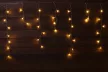 Tracon CHRIOB5WW Karácsonyi jégcsap fényfüggöny, kültéri/beltéri 230VAC, 5+5M, 125LED, 3,6W, meleg fehér ( 2600-2700K ) színhőmérséklettel, IP44 ( CHRIOB5WW )