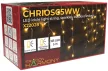 Tracon CHRIOSC5WW Karácsonyi sziporkázó jégcsap fényfüggöny, kültéri/beltéri 230VAC, 5+5M, 125LED, 3,6W, meleg fehér ( 2600-2700K ) színhőmérséklettel, IP44 ( CHRIOSC5WW )