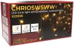 Tracon CHRIOSW5WW Karácsonyi sziporkázó jégcsapfényfüggöny, kültéri/beltéri 230VAC, 5+5M, 125LED, 3,6W, meleg fehér ( 2600-2700K ) színhőmérséklettel, IP44 ( CHRIOSW5WW )