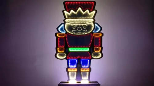 Tracon CHRMMNC LED karácsonyi tükördísz , diótörő, USB (X25015) USB, 1,5m, 427LED, 4,5W, RGB
