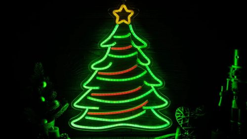 Tracon CHRNT NEON FLEX LED karácsonyi fenyő, USB (X25011) USB, 1,5m, 4,5W, RGB