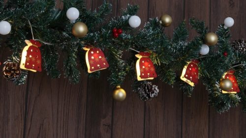 Tracon CHRSTCPPW10WW LED karácsonyi lánc, csomag, elemes Timer 6+18h,10LED, meleg fehér ( 3000K ) színhőmérséklettel, 2xAA ( CHRSTCPPW10WW )