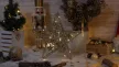 Tracon CHRSTGS14GWW LED karácsonyi csillag, arany,fém, elemes Timer 6+18h, 14LED, meleg fehér ( 3000K ) színhőmérséklettel, 2xAA ( CHRSTGS14GWW )