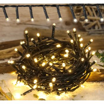   Tracon CHRSTHOB200WW Karácsonyi fényfüzér, kültéri/beltéri (X25020) 230VAC, 2+5M, 200LED, 3,6W, 2600-2700K, IP44