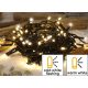 Tracon CHRSTOSC100WW Karácsonyi sziporkázó fényfüzér, kültéri/beltéri 230VAC, 2+10M, 100LED, 3,6W, meleg fehér ( 2600-2700K ) színhőmérséklettel, IP44 ( CHRSTOSC100WW )
